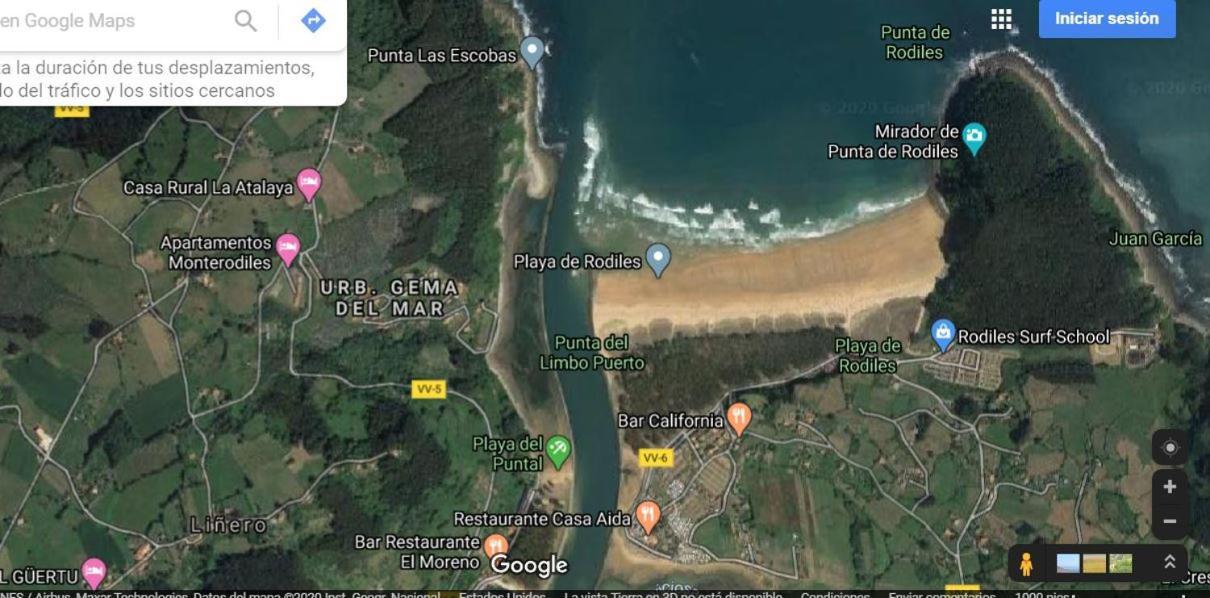 Playa Del Puntal Villaviciosa Asturias Lujo Primera Linea Playa Exterior photo