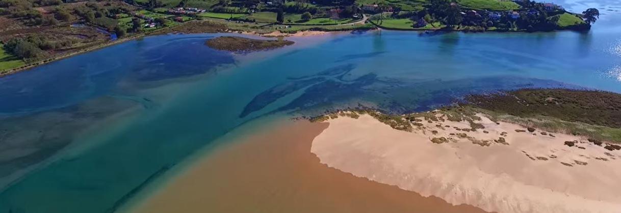 Playa Del Puntal Villaviciosa Asturias Lujo Primera Linea Playa Exterior photo